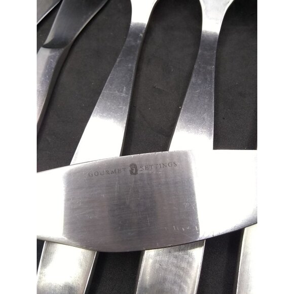 Gourmet Settings Silverware Non Stop Collection Flatware 9 Pieces Total - Picture 2 of 12
